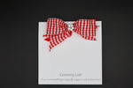 Everyday Notepads: "Grocery List" Red Gingham or Black/White Plaid