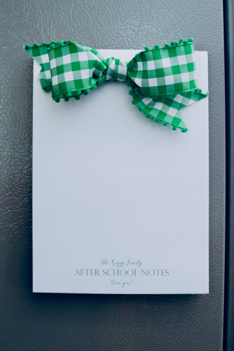 Personalized Magnetic Notepads:  Raise 'Em Up! ❤️